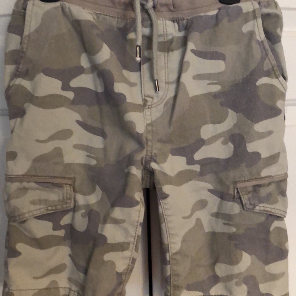 Boys Silver Tab Camouflage Shorts